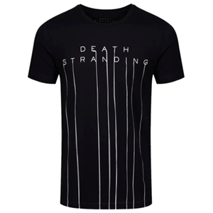 Camiseta Negra Death Stranding: Dripping Logo Talla L