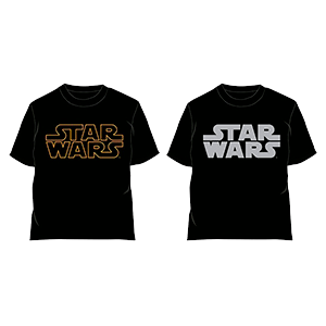 Camiseta Star Wars Logo Surtido