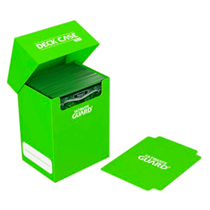 Caja Archivador de Cartas Ultimated Guard Deck Case 80+ Estándar Verde Claro