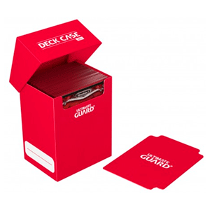 Caja Archivador de Cartas Ultimated Guard Deck Case 80+ Estándar Rojo