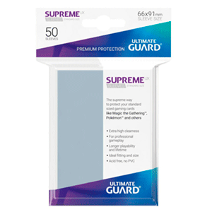 Funda Para Cartas Ultimated Guard Supreme UX Estándar Transparente (50)