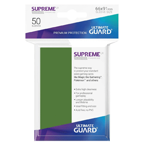 Funda Para Cartas Ultimated Guard Supreme UX Estándar Verde (50)