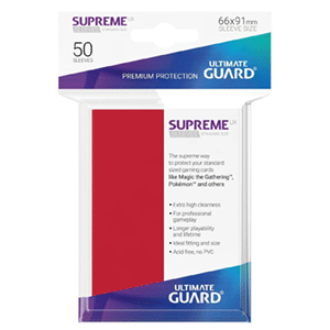 Funda Para Cartas Ultimated Guard Supreme UX Estándar Rojo (50)