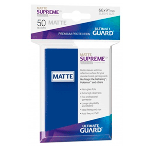 Funda Para Cartas Ultimated Guard Supreme UX Estándar Azul Mate (50)