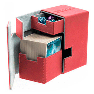 Caja Archivador Ultimated Guard Flip´n´Tray Deck Case 100+ Estándar Rojo para Merchandising en GAME.es