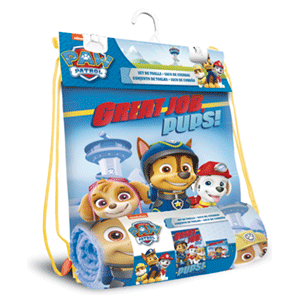 Set Saco + Toalla Patrulla Canina Paw Patrol