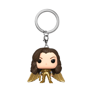 Llavero POP Wonder Woman 1984: Wonder Woman con Traje Dorado sin Casco