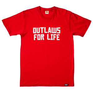 Camiseta Roja Red Dead Redemption Outlaws Talla M