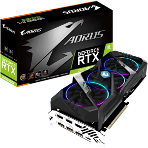 GIGABYTE AORUS GeForce RTX 2080 SUPER 8GB GDDR6 - Tarjeta Gráfica Gaming