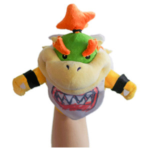Peluche Marioneta Nintendo: Bowser Junior