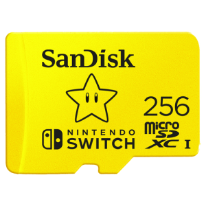 Memoria Sandisk 256GB microSDXC Estrella -Licencia oficial- en GAME.es
