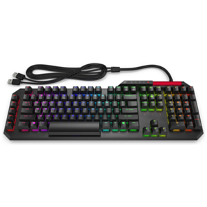 HP OMEN Sequencer Mecánico Cherry MX Blue RGB - Teclado Gaming