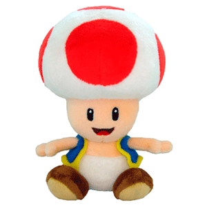 Peluche nintendo: Toad Rojo 20cm