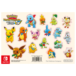Pokémon Mundo Misterioso: Equipo de Rescate DX - Set pegatinas Pokémon Mundo Misterioso: Equipo de Rescate DX - Set pegatinas