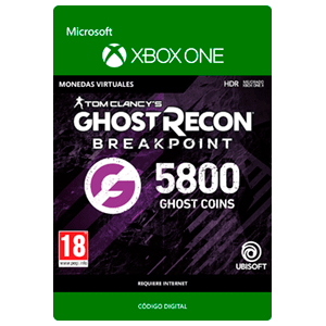 Ghost Recon Breakpoint: 4800 (+1000 Bonus) Ghost Coins Xbox One