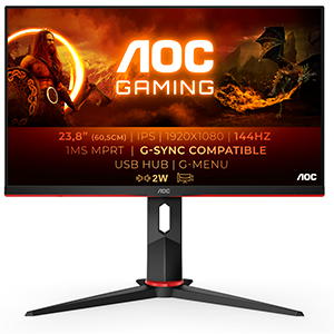 AOC 24G2U/BK 24´´ - IPS - Full HD - Monitor Gaming