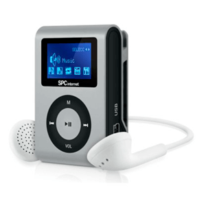 Reproductor MP3 SPC Sport Clip Plata