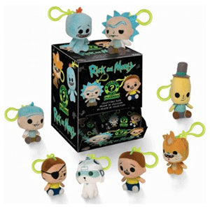 Peluche Mystery Minis Rick y Morty