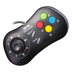 Gamepad Negro para SNK Neo Geo Mini