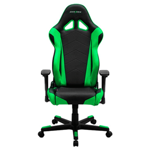 DxRacer OH/RE0/NE Negro-Verde - Silla Gaming