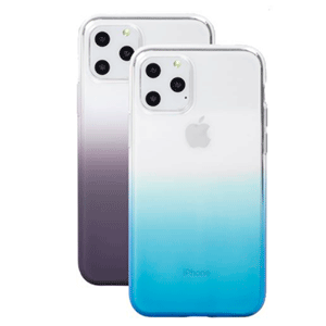 Pack 2 Carcasas Negro Degradado + Azul Degradado Iphone 11 Pro