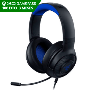 sobre vencimiento Perceptivo Razer Kraken X Console Negro Azul - Auriculares. PC GAMING: GAME.es