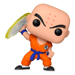 Figura Pop Dragon Ball Z: Krillin con Disco (REACONDICIONADO) <NO USAR>