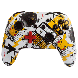 Controller Bluetooth PowerA Pikachu Graffiti -Licencia oficial-