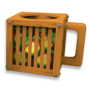 Taza Caja Wumpa Crash Team Racing