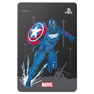 Seagate Game Drive 2TB Marvel Avengers Captain America Special Edition - Disco Duro Externo