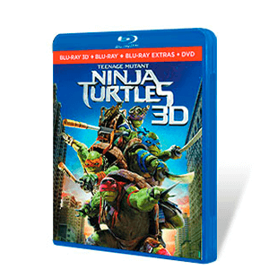 Ninja Turtles Bluray + Bluray 3D + DVD