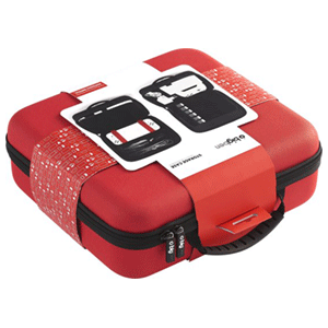 Funda Maletín Semirrígida Roja para Nintendo Switch y Accesorios
