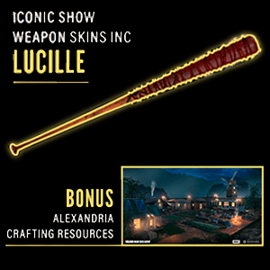 The Walking Dead Onslaught - DLC Crafting Resources + Iconic Weapon