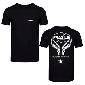 Camiseta Negra Death Stranding: Fragile Express Talla L