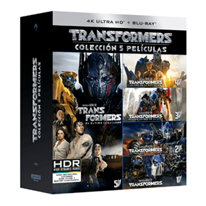 Pack Transformers 5 Películas 4K + BD