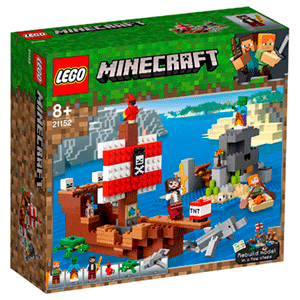 LEGO Minecraft: La Aventura Barco Pirata. Merchandising: GAME.es