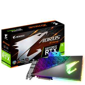 GIGABYTE AORUS GeForce RTX 2080 Ti XTREME WATERFORCE WB 11GB GDDR6 - Tarjeta Gráfica Gaming