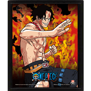 Cuadro 3D One Piece: Brothers Burning Rage