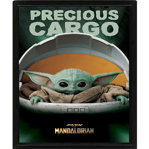 Cuadro 3D Star Wars: The Mandalorian para Merchandising en GAME.es