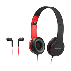 MARS GAMING MHCX 2IN1 COMBO FOLDABLE HEADSET+IN-EAR HEADPHONES