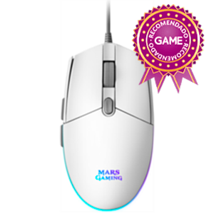 Mars Gaming MMG White Optical Mouse - Raton