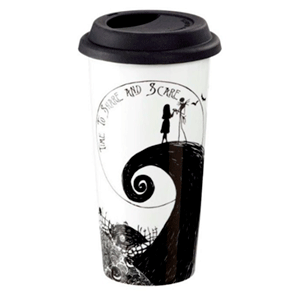 Taza con Tapa Pesadilla Antes de Navidad: Time to Scare