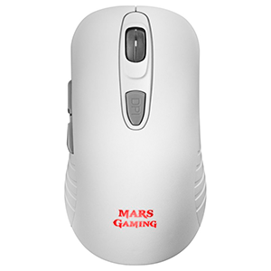 MARS GAMING MMW2 WHITE WIRELESS - Raton Gaming