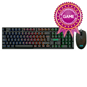 GAME PKM220 RGB Rainbow - Pack teclado y ratón gaming para PC Hardware en GAME.es
