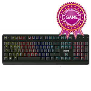GAME KX520 Aluminum Black Edition Full-RGB Red Switch - Teclado Gaming Mecánico