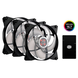 Cooler Master MasterFan Pro 140 Air Pressure RGB Control / 3 Uds - Ventilador de Caja 140mm