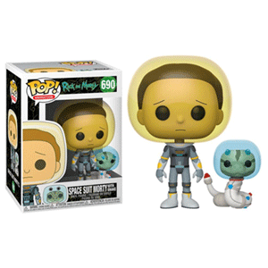 Figura POP Rick y Morty: Morty Traje Espacial con Serpiente