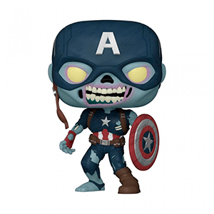 Figura POP Marvel What if: Capitán América Zombie