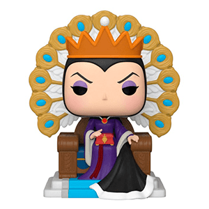 Figura POP Deluxe Disney Villanos: Reina Malvada en Trono