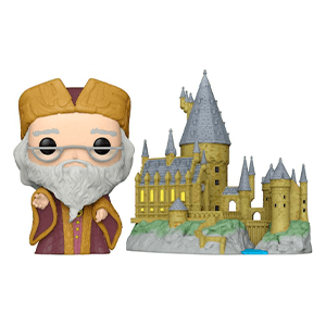 Figura POP Harry Potter Town Aniversario: Dumbledore con Hogwarts